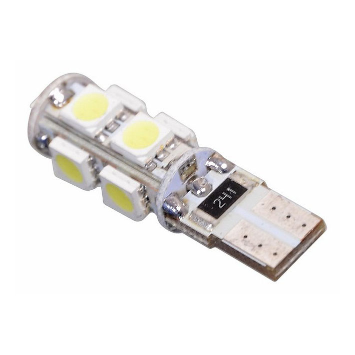 Compass CANBUS T10 9 SMD White LED 12V 2τμχ.