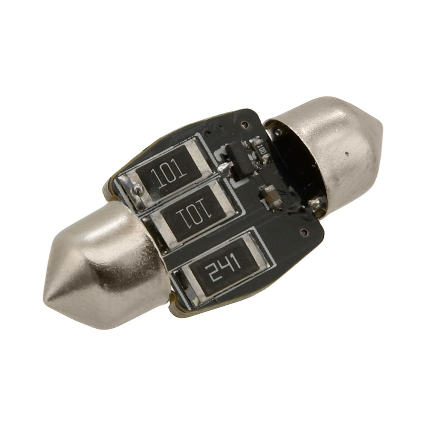 Λάμπα Compass LED λευκό φως Can Bus 12V 3W 11x32mm SV8.5 2τμχ