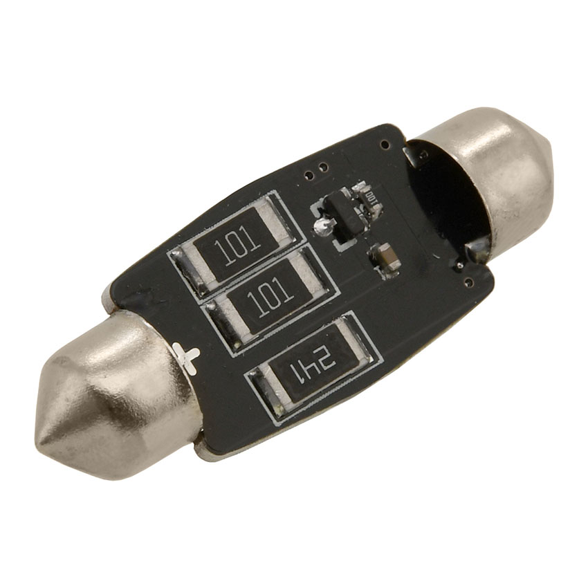 Λάμπα Compass LED λευκό φως Can Bus 12V 3W 11x38mm SV8.5 2τμχ (Copy)