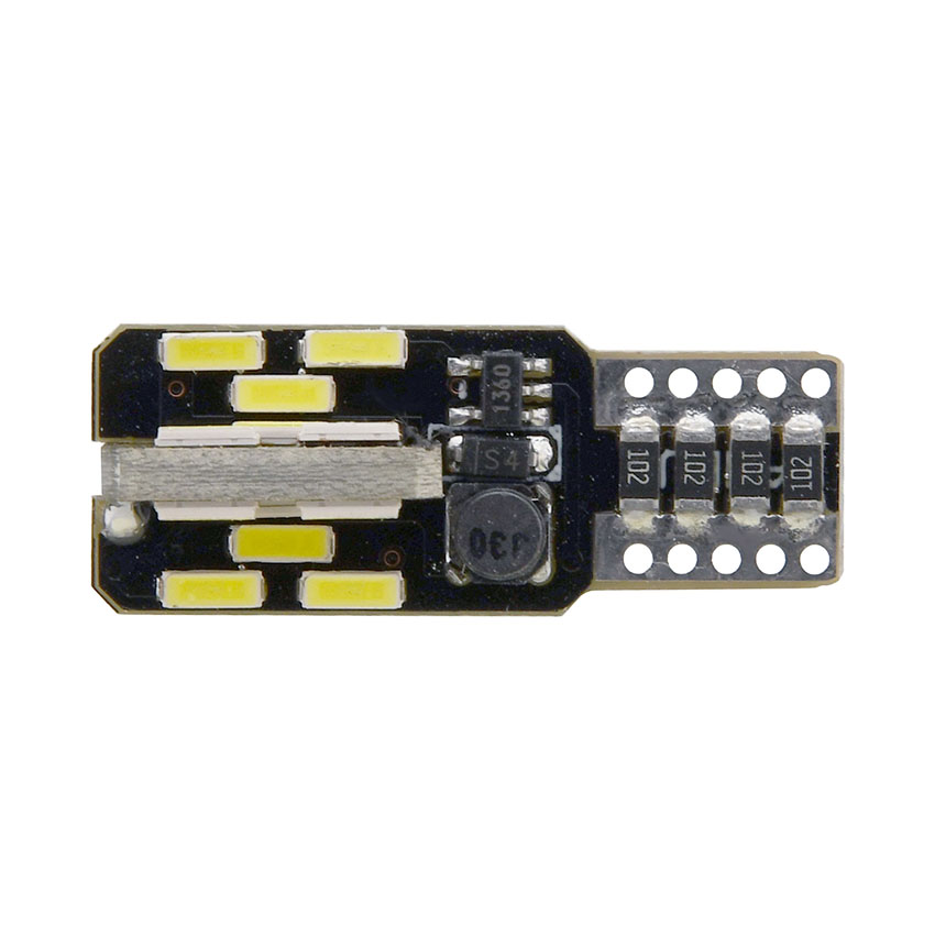Λάμπες Compass LED λευκό φως Can Bus 12V T10 W2.1x9.2d 4W (2τμχ)