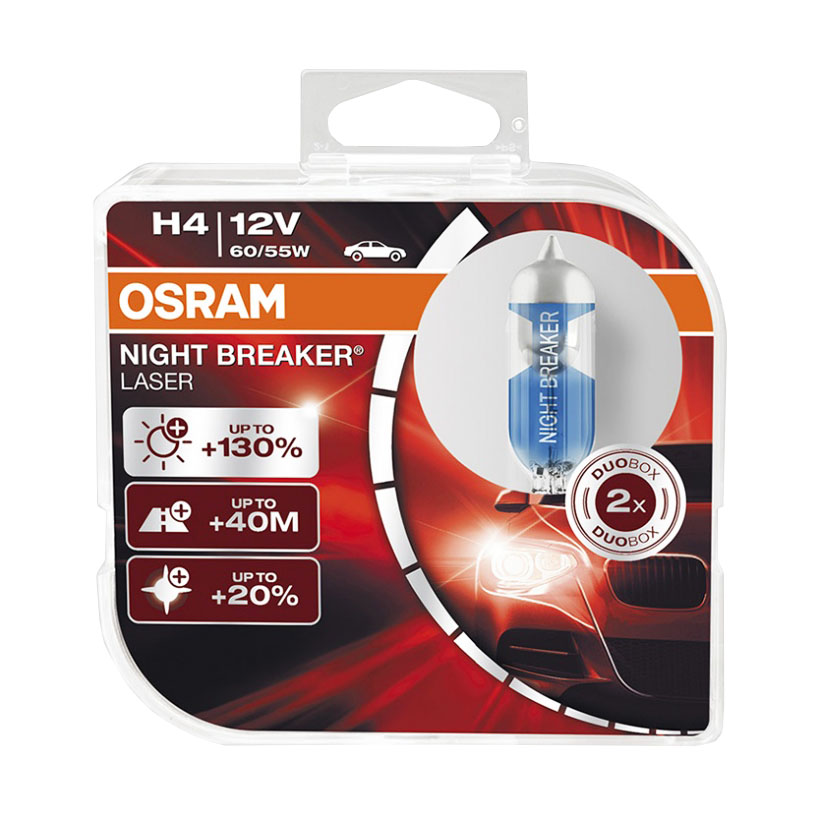 Osram H4 Night Breaker Laser 12V 60/55W