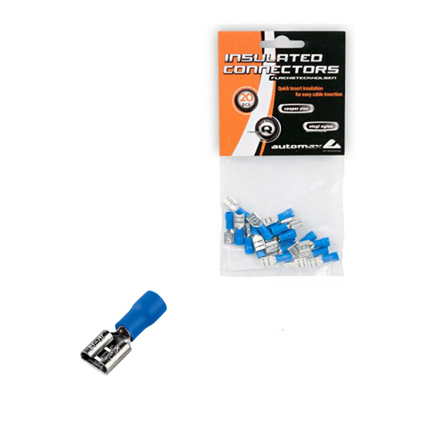 Ακροδέκτης καλωδίων FDD2-250 συρταρωτός θηλυκός με μόνωση (20τμχ)