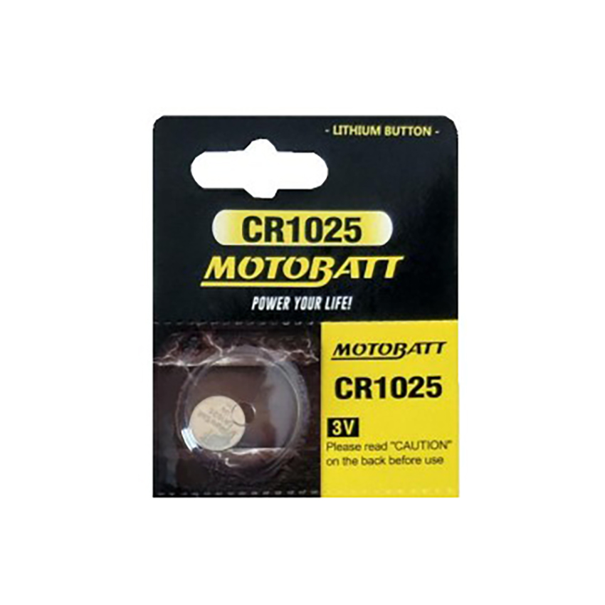 Μπαταρία λιθίου CR1025 MOTOBATT 1τμχ
