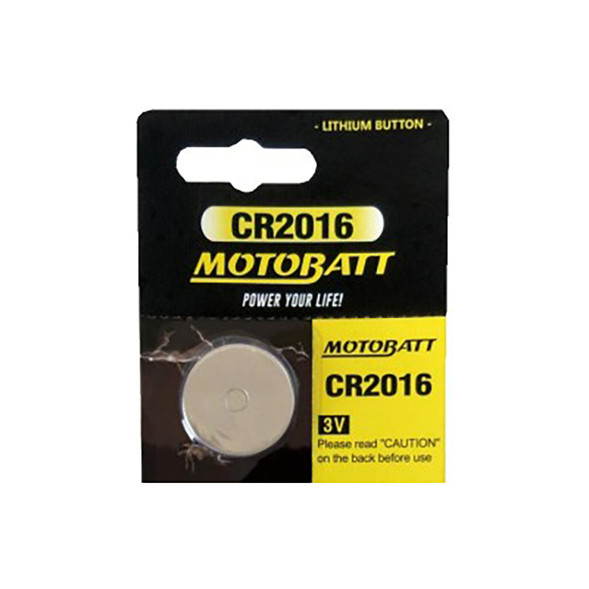 Μπαταρία λιθίου CR2016 Motobatt 1τμχ