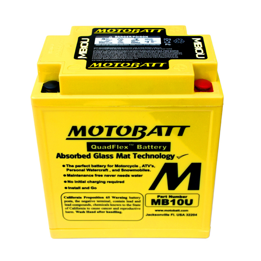 Μπαταρία μηχανής MB10U(YB10LA2) Motobatt - 14.9Ah 175A