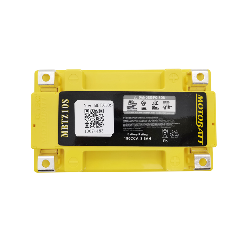 Μπαταρία μηχανής MBTZ10S(YTZ10S) Motobatt - 8.6Ah 140A