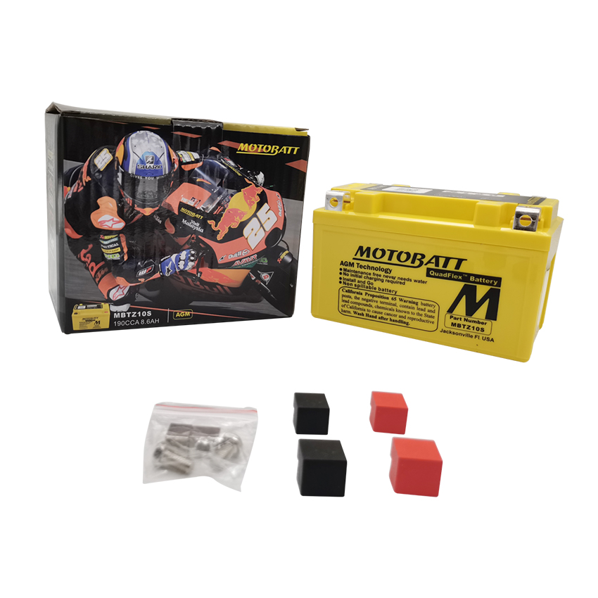 Μπαταρία μηχανής MBTZ10S(YTZ10S) Motobatt - 8.6Ah 140A