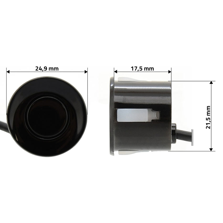 ​Σύστημα παρκαρίσματος Compass με 4 μαύρους αισθητήρες