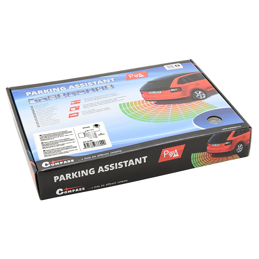 ​Σύστημα παρκαρίσματος Compass με 4 μαύρους αισθητήρες
