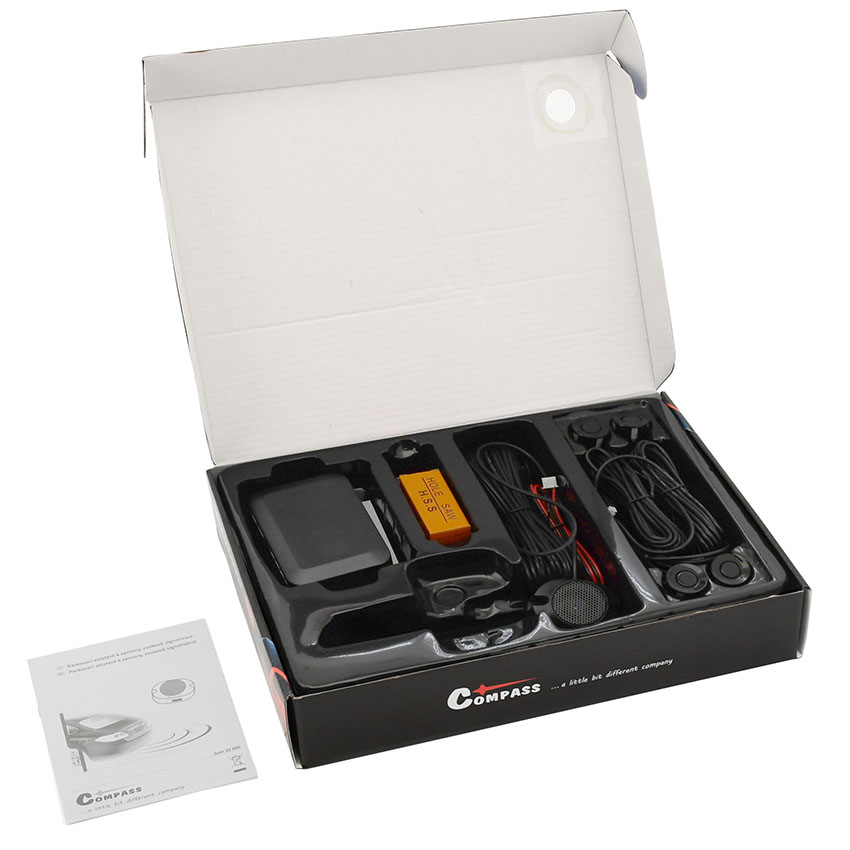 ​Σύστημα παρκαρίσματος Compass με 4 μαύρους αισθητήρες