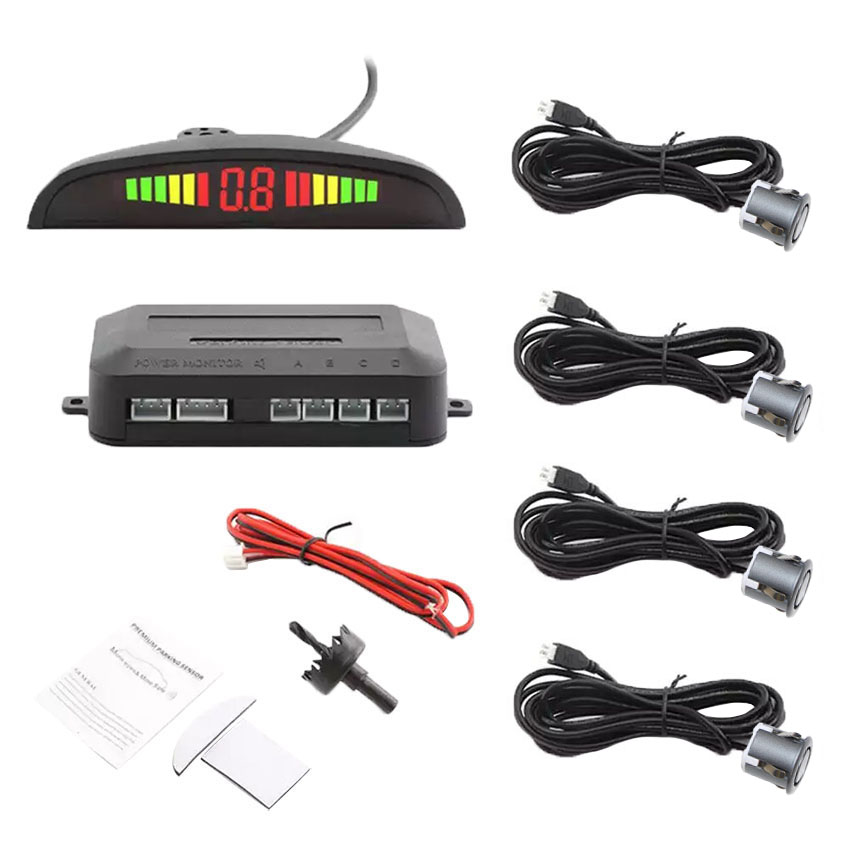 ​Σύστημα παρκαρίσματος με 4 ανθρακί αισθητήρες και οθόνη LED