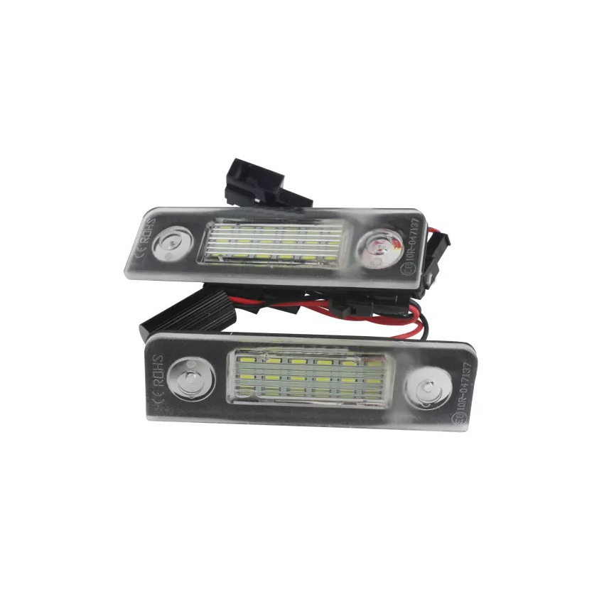 Πλαφονιέρα φωτισμού led πινακίδας για Skoda Octavia / Roomster 2τμχ
