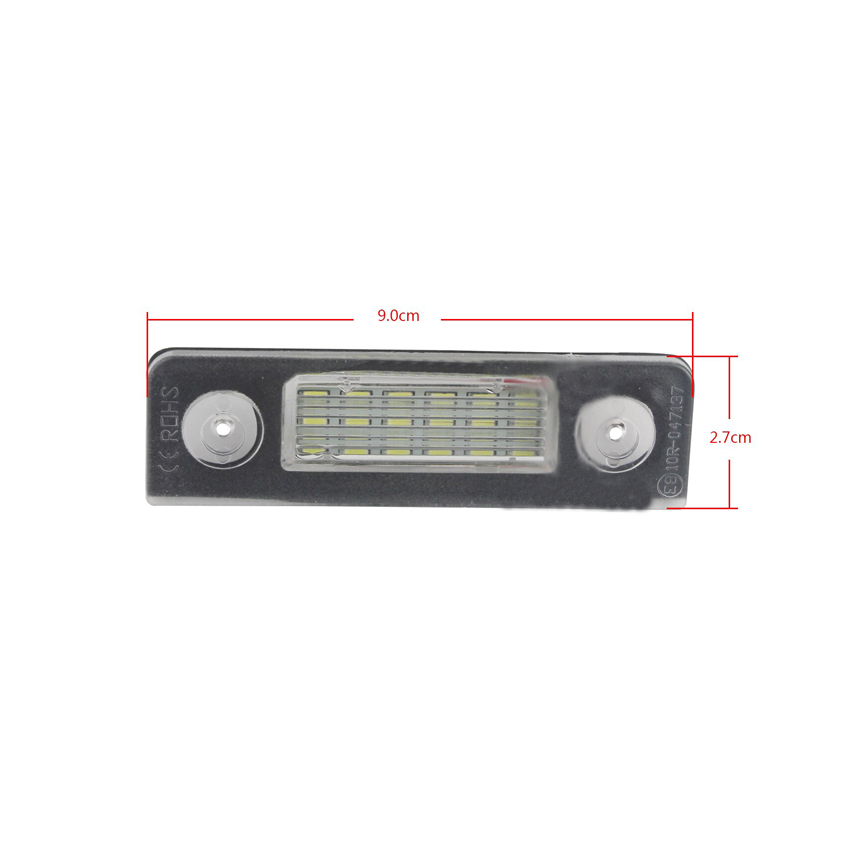 Πλαφονιέρα φωτισμού led πινακίδας για Skoda Octavia / Roomster 2τμχ