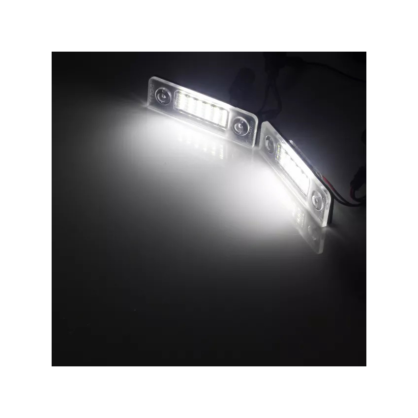 Πλαφονιέρα φωτισμού led πινακίδας για Skoda Octavia / Roomster 2τμχ