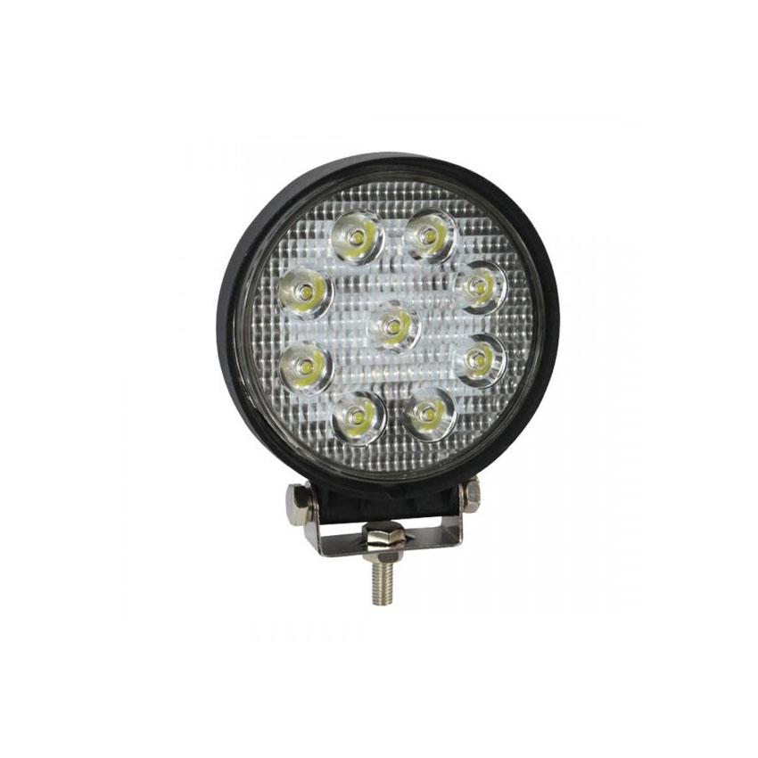 Προβολέας LED Εργασίας Στρόγγυλος 27W 9-60V 2200lm 6000K 9 LED