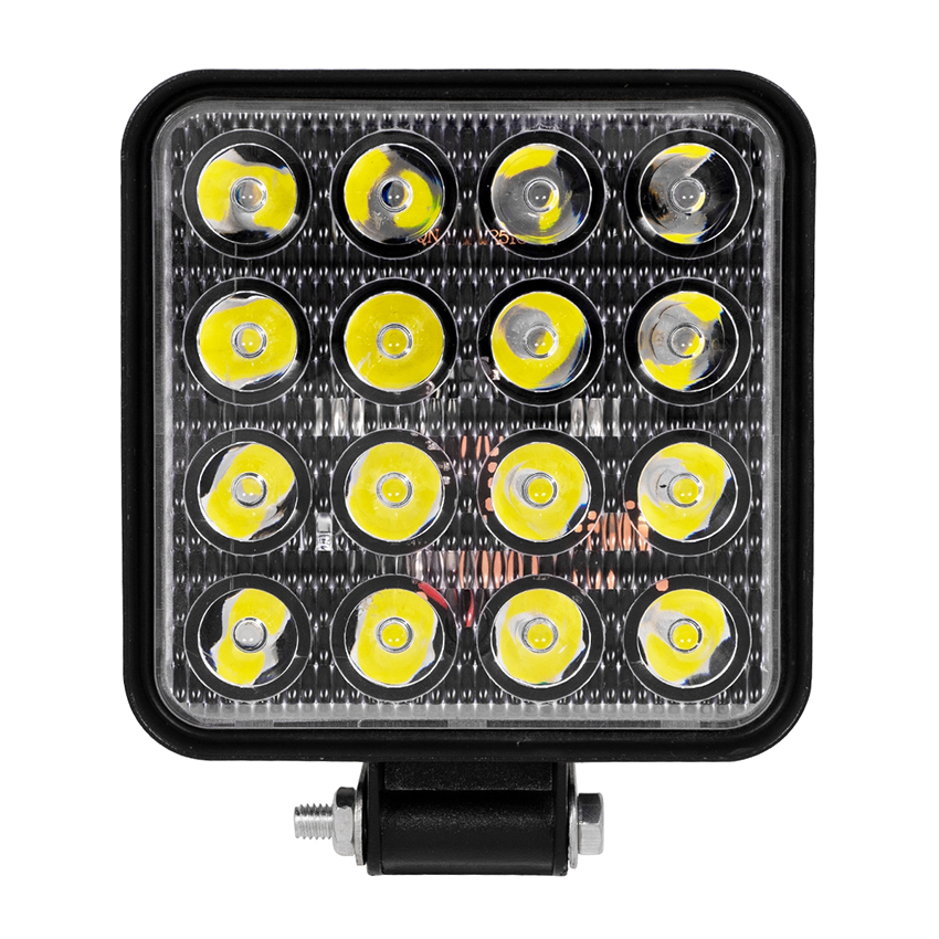 Προβολέας LED Εργασίας Τετράγωνος 48W 10-30V 4800lm 48W Αδιάβροχος IP65 Ψυχρό Λευκό 6000k GloboStar 85409