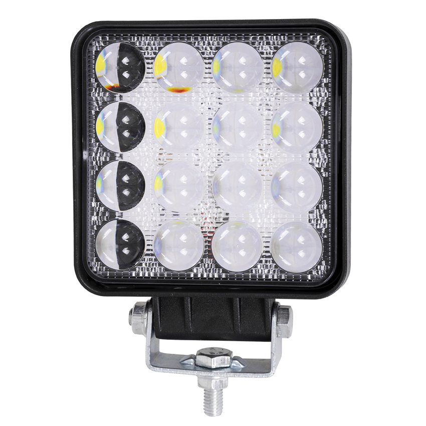 Προβολέας LED PRO Εργασίας Τετράγωνος 48W 10-30V 4800lm 48W Αδιάβροχος IP65 Ψυχρό Λευκό 6000k GloboStar 85408