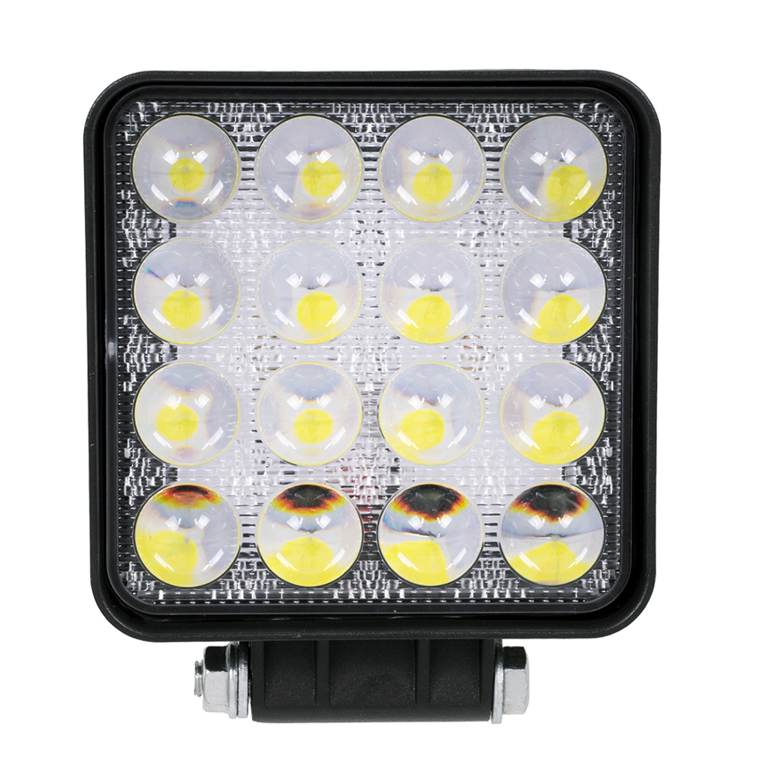 Προβολέας LED PRO Εργασίας Τετράγωνος 48W 10-30V 4800lm 48W Αδιάβροχος IP65 Ψυχρό Λευκό 6000k GloboStar 85408