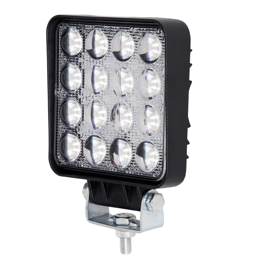 Προβολέας LED PRO Εργασίας Τετράγωνος 48W 10-30V 4800lm 48W Αδιάβροχος IP65 Ψυχρό Λευκό 6000k GloboStar 85408