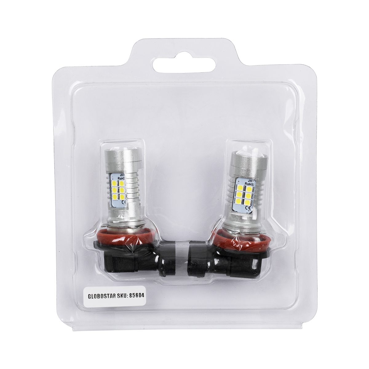 Λάμπες H16 CΑΝ BUS LED SMD 3030 80W 8000lm IP65 ψυχρό λευκό 6000K Globostar 85604 2τμχ