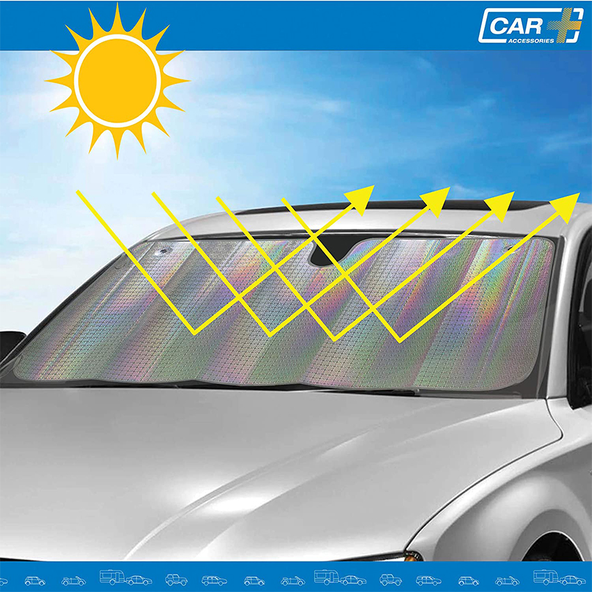 Ηλιοπροστασία εσωτερική παρμπρίζ Laser Sun ΧL 145x80cm
