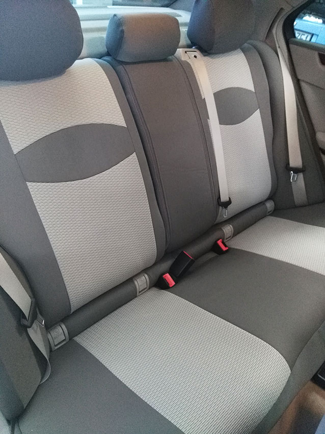 Σετ καλύμματα γκρι σχέδιο με γκρι πικέ για Mercedes W212