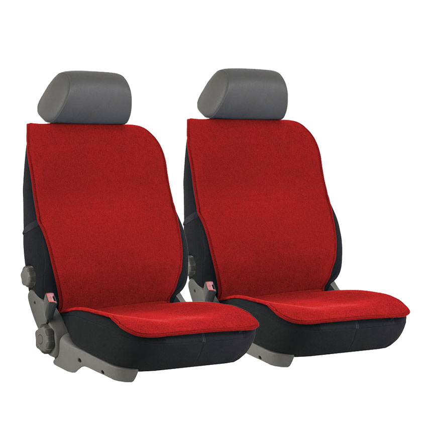 Πλατοκαθίσματα πετσετέ Β' κόκκινο 2τμχ