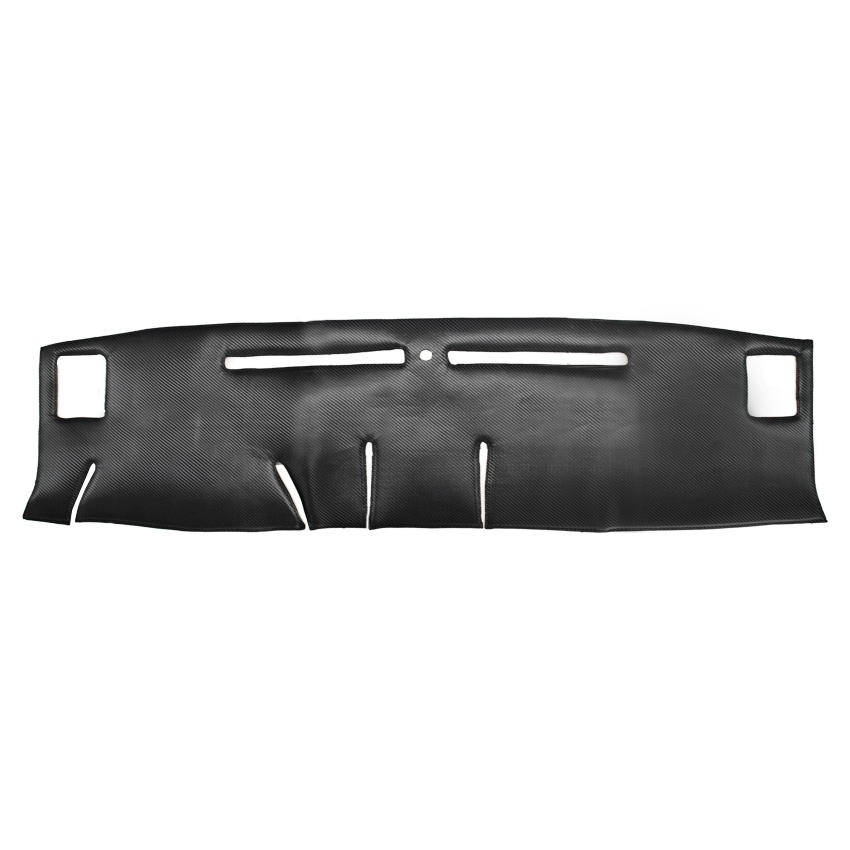 Κάλυμμα ταμπλό carbon μαύρο για Nissan Navara D40 με θήκη (με σήμα)