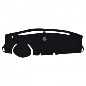 Κάλυμμα ταμπλό αλκαντάρα μαύρο για Suzuki Ignis III (με σήμα)