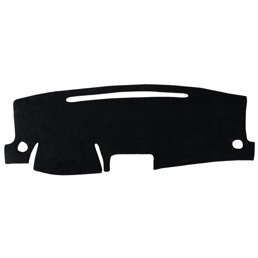 Κάλυμμα ταμπλό αλκαντάρα μαύρο για Toyota Avensis II (T25) με σήμα (με οθόνη)