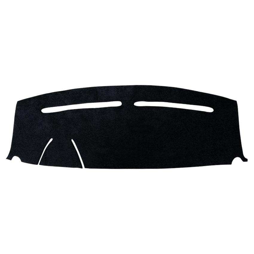 Κάλυμμα ταμπλό μαύρο αλκαντάρα για Fiat 500 (με σήμα)