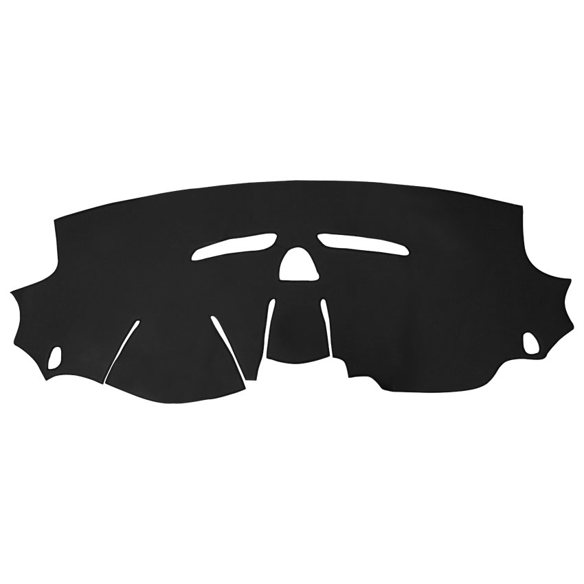 Κάλυμμα ταμπλό τεχνόδερμα μαύρo για Opel Corsa D με μεγάλη οθόνη (με σήμα)