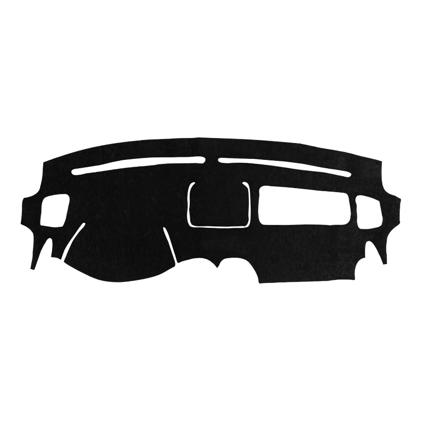 Κάλυμμα ταμπλό αλκαντάρα μαύρο για VW Caddy III (με σήμα)