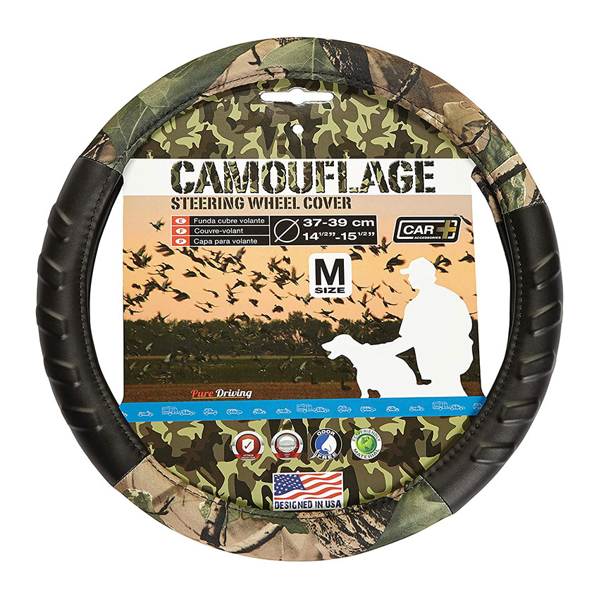 Κάλυμμα τιμονιού με όψη camouflage 37-39cm