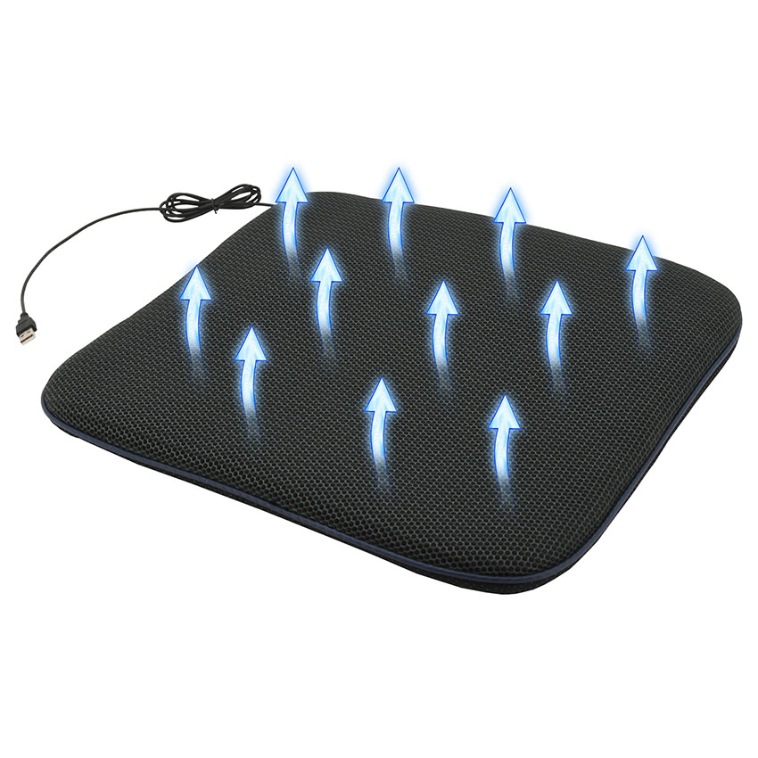 Κάλυμμα καθίσματος με δυνατότητα ψύξης Compass USB 5V 44x42cm