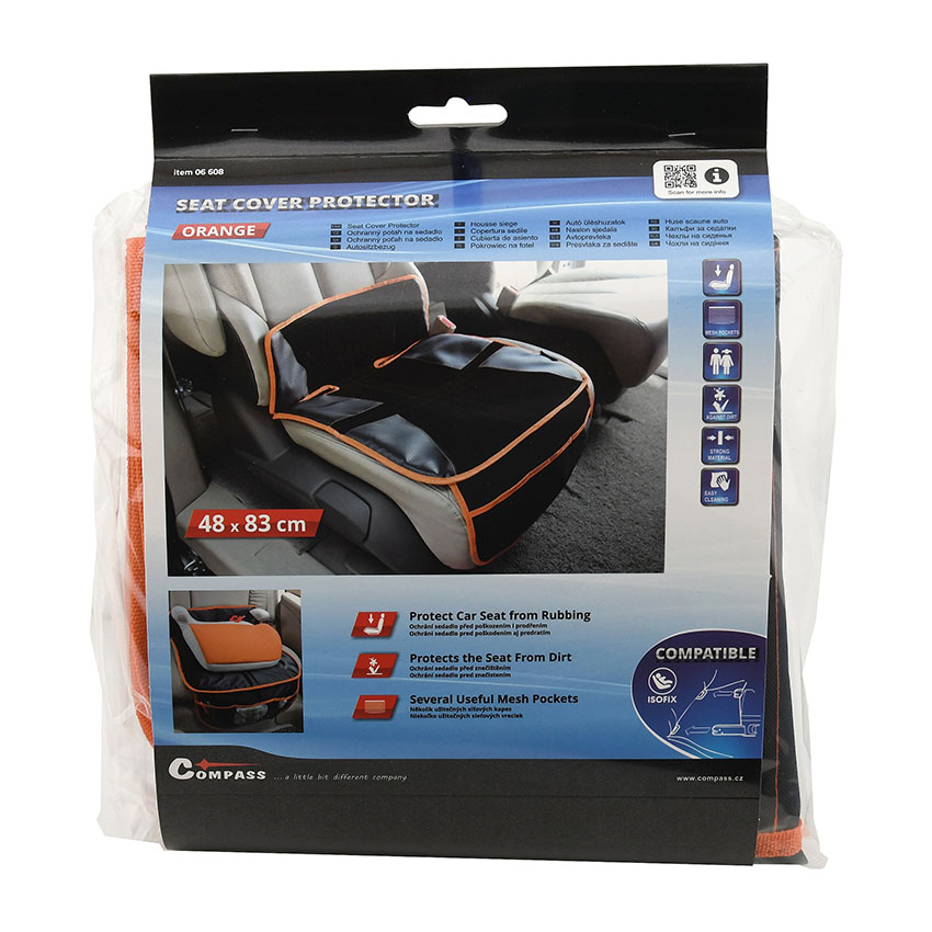 Προστατευτικό κάλυμμα καθίσματος πορτοκαλί
