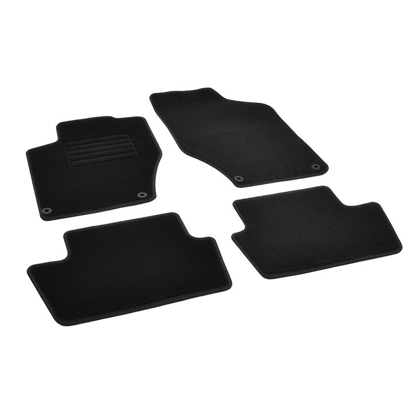 Πατάκια δαπέδου μοκέτας Standard μαύρα για Citroen C4 (II) / DS4 4τμχ