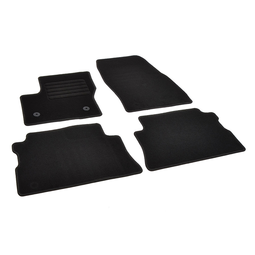 Πατάκια δαπέδου μοκέτας Standard μαύρα για Ford Kuga (II) 4τμχ