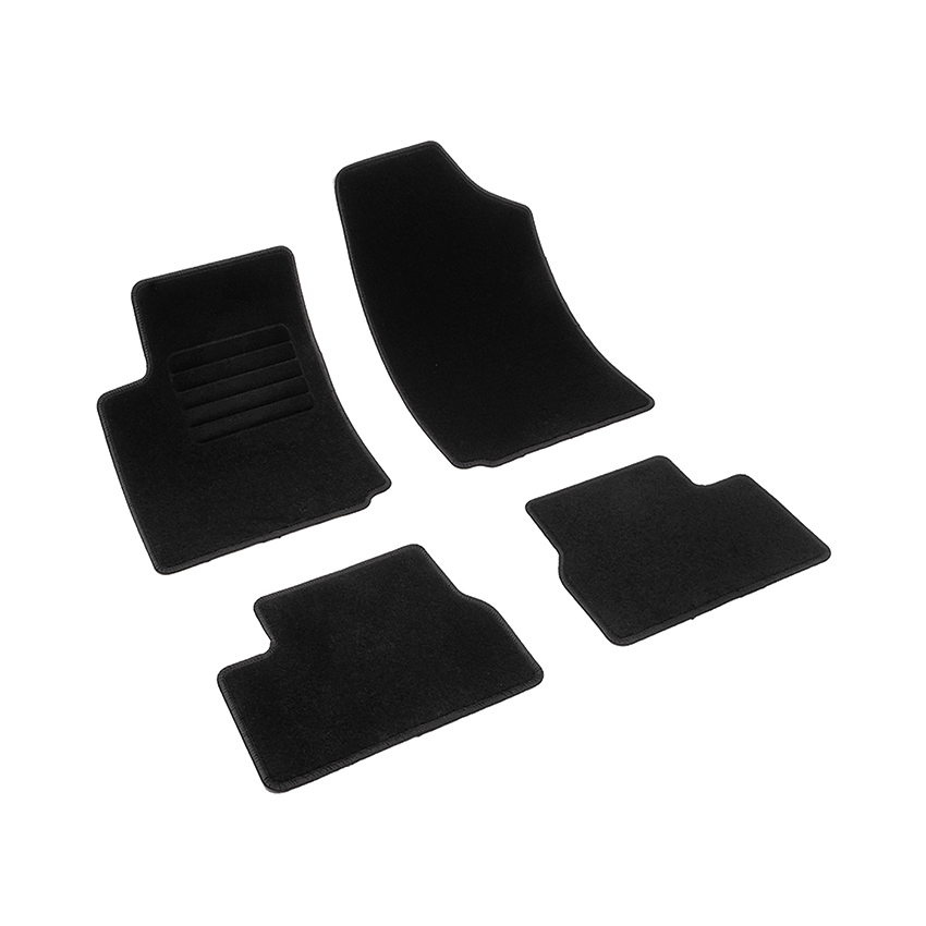 Πατάκια δαπέδου μοκέτας Standard μαύρα για Citroen C2 / Citroen C3 4τμχ