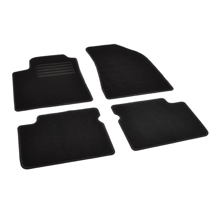 Πατάκια δαπέδου μοκέτας Standard μαύρα για Fiat Bravo 4τμχ