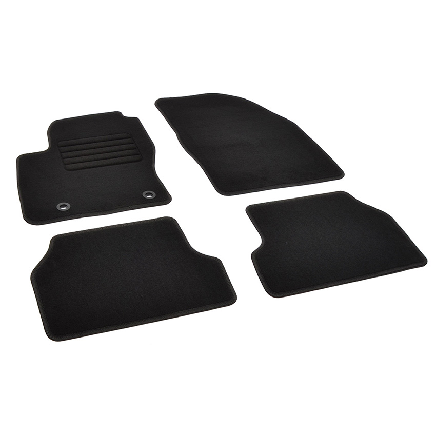 Πατάκια δαπέδου μοκέτας Standard μαύρα για Ford Focus (II) 4τμχ