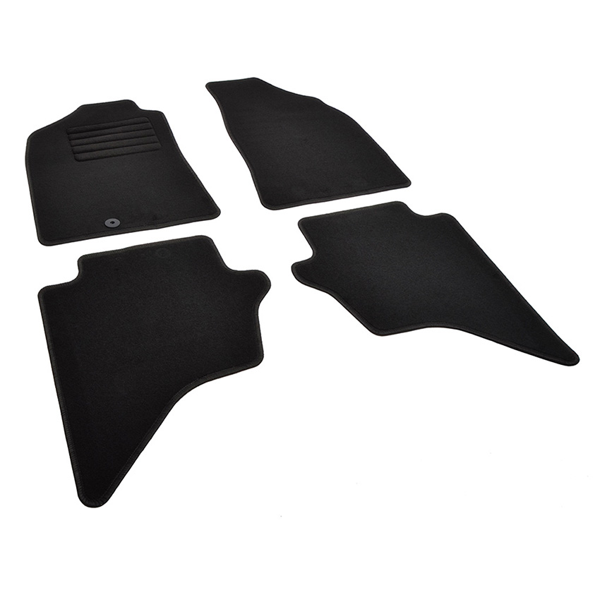 Πατάκια δαπέδου μοκέτας Standard μαύρα για Ford Ranger (II) 4D / Mazda BT-50 4τμχ