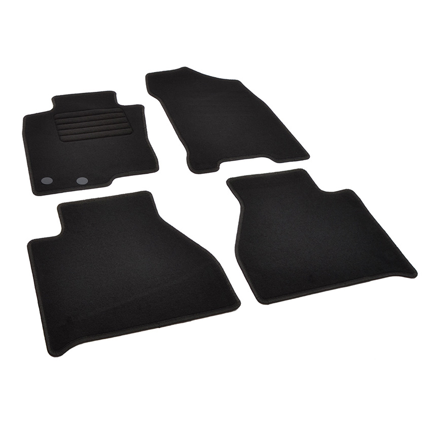Πατάκια δαπέδου μοκέτας Standard μαύρα για Nissan Navara (D23) / Renault Alaskan 4τμχ