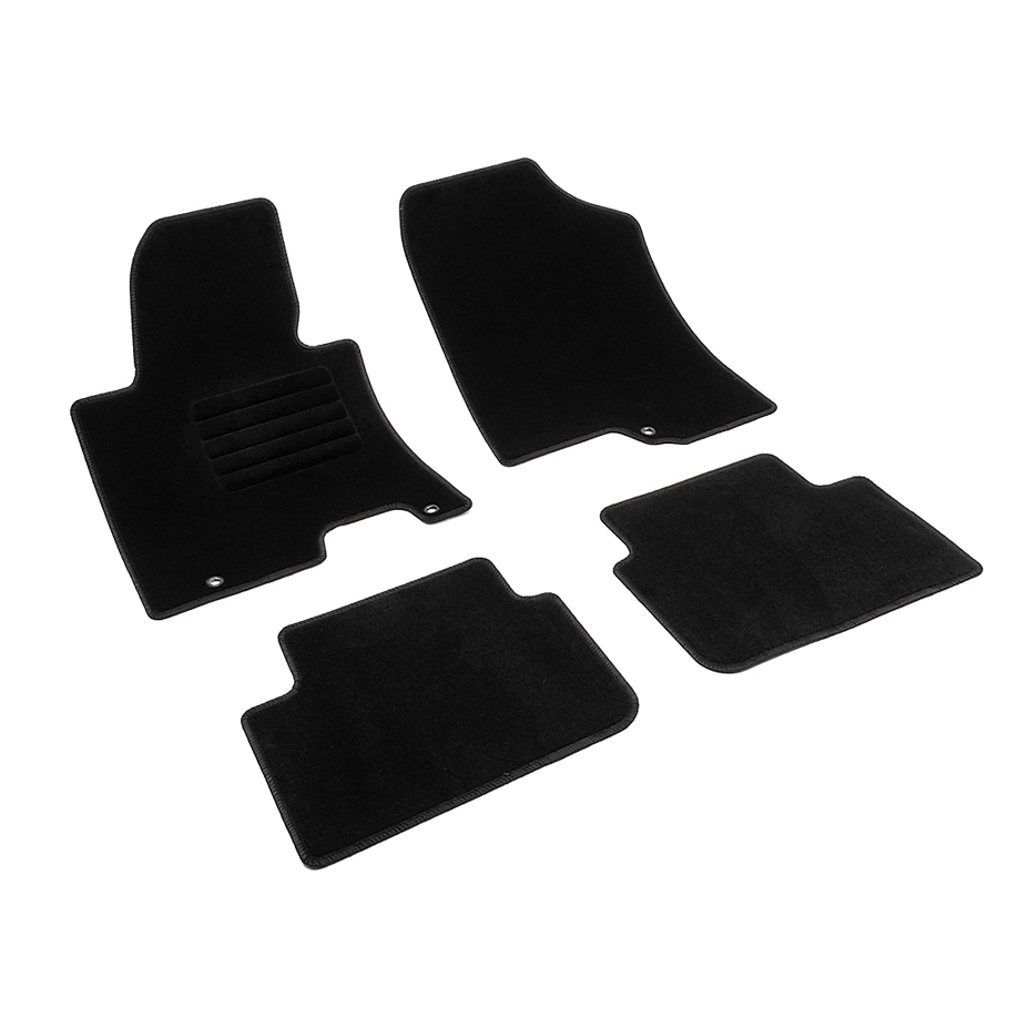 Πατάκια δαπέδου μοκέτας Standard μαύρα για Hyundai i30 (II) 4τμχ