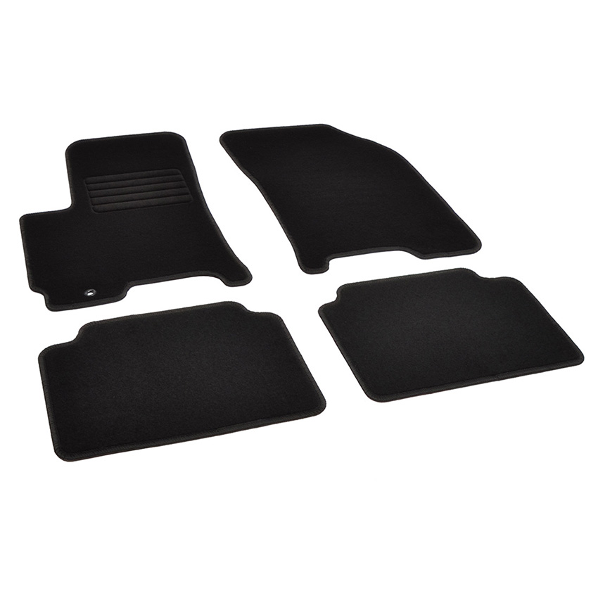 Πατάκια δαπέδου μοκέτας Standard μαύρα για Chevrolet - Daewoo Aveo / Kalos 4τμχ