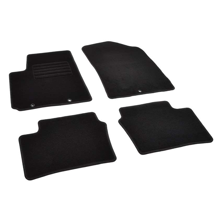 Πατάκια δαπέδου μοκέτας Standard μαύρα για Kia Picanto (II) 4τμχ