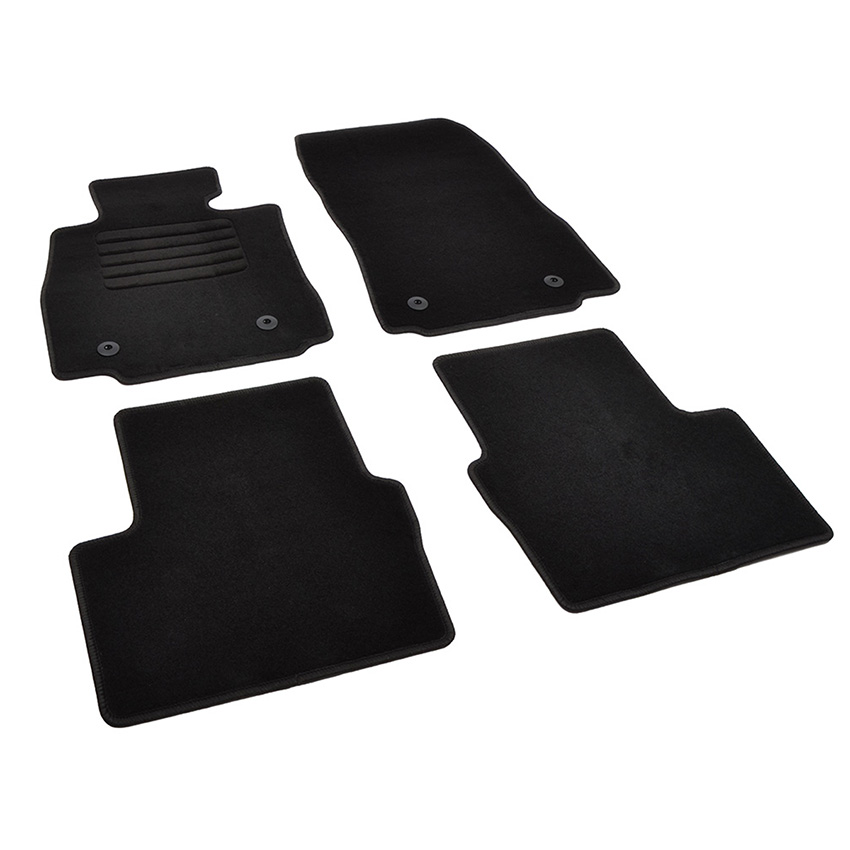 Πατάκια δαπέδου μοκέτας Standard μαύρα για Mazda 2 (DJ) 4τμχ