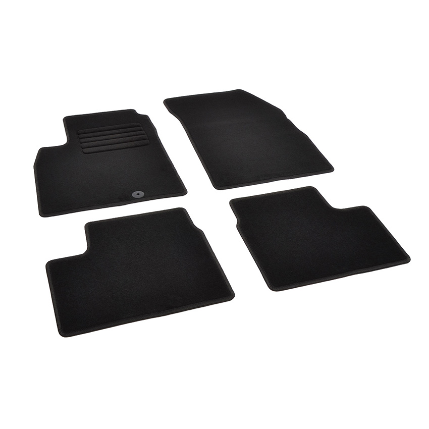 Πατάκια δαπέδου μοκέτας Standard μαύρα για Nissan Micra (K13) 4τμχ