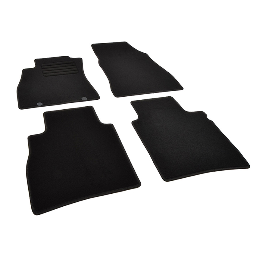 Πατάκια δαπέδου μοκέτας Standard μαύρα για Nissan Pulsar 4τμχ