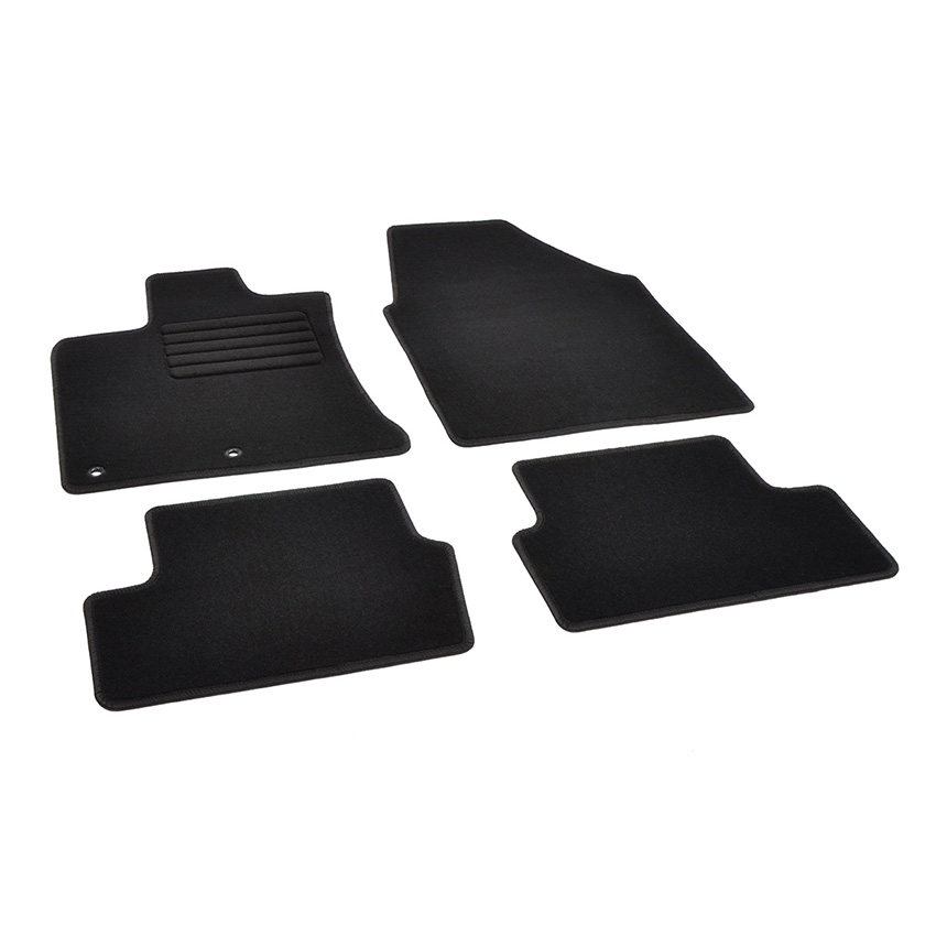 Πατάκια δαπέδου μοκέτας Standard μαύρα για Nissan Qashqai (J10) 4τμχ